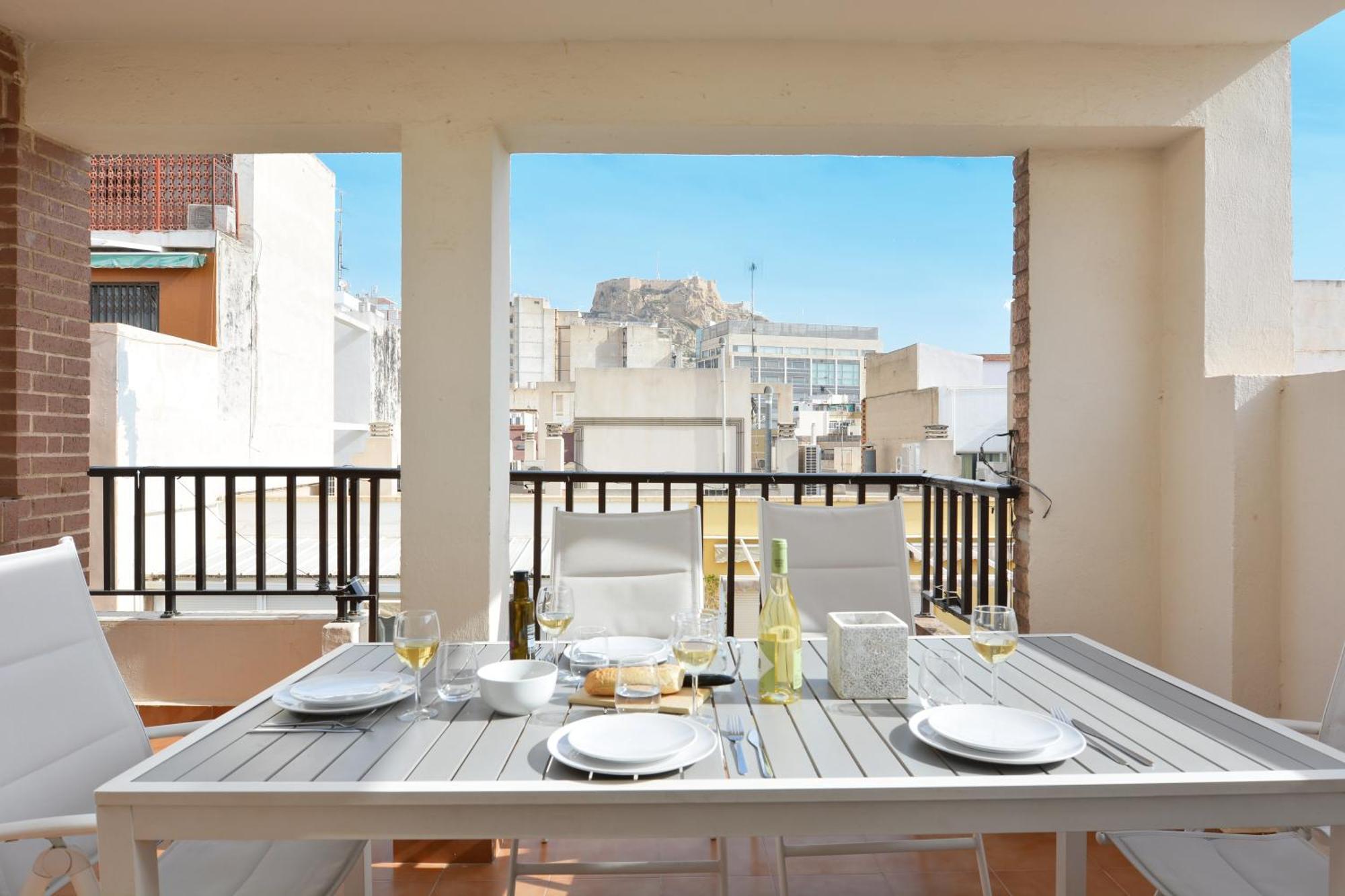 City Center Penthouse By Nras Alicante Eksteriør billede